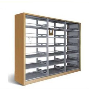 Woodgrain <b>Sticker</b> Bookcase Multi-tier Adjustable Bookcase Multifunctional Bookcase Multi-scene Use <b>Large</b> Space Capacity - Product Image 5