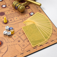 Impression à la mode cartes à jouer personnalisées et panneau de Carrom Portable jeu de cartes recyclées de haute qualité avec couvercle boîte de Base CMYK Pantone