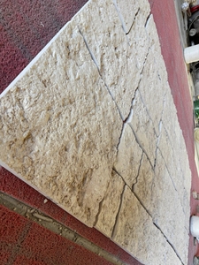 Revestimiento de Pared de Piedra Moderna, Revestimiento 3D, Baldosas de Piedra Travertino Beige Blanco, Baldosas Antiguas para Decoración de Hogar Retro - Product Image 5