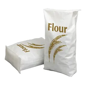 Nhà Máy Bán buôn 5kg 25kg 50kg không thấm nước Polypropylene Bopp nhiều lớp PP dệt túi bột Ngô bao bì bao