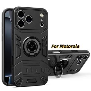 360 étui de <span class=keywords><strong>téléphone</strong></span> portable <span class=keywords><strong>à</strong></span> anneau rotatif <span class=keywords><strong>pour</strong></span> Motorola G96 G86 G56 G06 G55 G35 Edge 60 Pro Fusion stylet 2-en-1 couverture arrière légère - Product Image 1