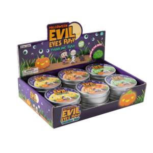 Halloween Evil Eves Putty Glow in the Dark Silica Clay Hand Putty Stress Relief Supr Putty Educational Toy - Product Image 1