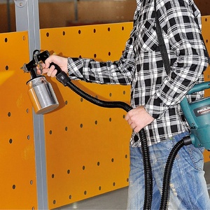 600W HVLP eléctrico rociador de pintura 1,8 m de manguera de 1000ml CE GS - Product Image 4