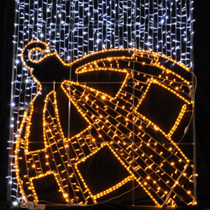 Eid Mubarak 2D LED Motif <span class=keywords><strong>Extérieur</strong></span> Ramadan Lumières Décoratives pour la <span class=keywords><strong>Décoration</strong></span> des Fêtes Musulmanes - Product Image 4