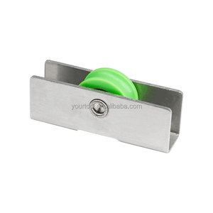 Yüksek kalite paslanmaz çelik sürgülü pencere yeşil naylon Pom rulman silindir kasnak Modern tasarım tarzı - Product Image 4