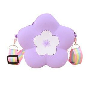 Borsa a Tracolla in Silicone a Forma di Farfalla <span class=keywords><strong>per</strong></span> Bambini, Design Traforato Carino, Portamonete Antistress, Borsa Versatile a Spalla - Product Image 5