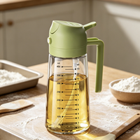TrendPlain Pulvérisateur de graisse saine pour la cuisson en verre professionnel