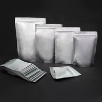 Sachet auto-scellant en feuille d'aluminium pur à trois soudures latérales pour emballage alimentaire hermétique et opaque, qualité alimentaire, pour chewing-gum, sushi, lait