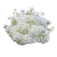 Boule de fleurs artificielle brodée en forme de rose pour table de salle à manger, arrangement floral, scène de mariage, demande en mariage, cérémonie, guide de chemin