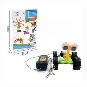Gran oferta DIY niños educativos STEM aprendizaje Robot vehículo controlado por cable ciencia e ingeniería juguetes para niños - Product Image 1