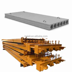 Precast hollow core concrete floor slab make machine precast concrete slab pushing machine concrete slab mold