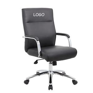 Sillas Gerenciales Ergonómicas Pasivas de Cuero Sintético de Vinilo Negro Ultrasuave, la Mejor Silla de Oficina Ergonómica para Uso en el Hogar, Hernia Discal - Product Image 1