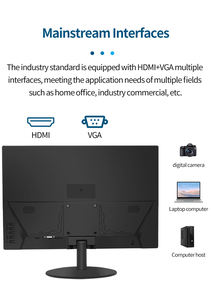 Monitor da Scrivania GroBhandel 19.5 21.5 23.8 Pollici, 1920x1080 FHD, Pannello TN, 3ms LED, Display PC per Aziende e Uffici - Product Image 5