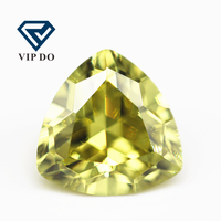Wuzhou – pierre précieuse en zircon cubique de couleur olive, 3x3-12x12mm