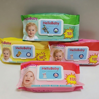 Toallitas Húmedas Orgánicas para Bebé, de Algodón Natural, Suaves al Tacto, para Piel Sensible, Cuidado Diario Delicado, Ecológicas, Empaque Personalizado OEM