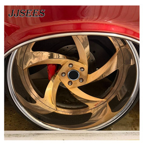 JJSEES Jantes forgées deux ou trois pièces, très demandées, 20 22 24 26 28 pouces, pour camion, 5X114..3 5X112 pour Impala SS Cutlass <span class=keywords><strong>Vert</strong></span> - Product Image 4