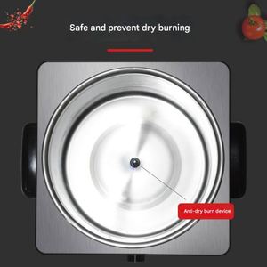 Máquina Eléctrica Comercial para Mantener Aceite Caliente a Temperatura Constante, Calentador de Aceite de Acero Inoxidable, Quemador de Aceite Caliente Comercial - Product Image 4