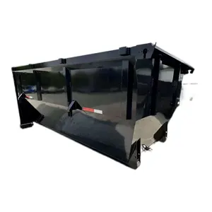 Cheap Large Hook Lift truck bin roll off dumpster for industrial waste