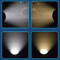 Barre de lumière LED mobile 400W pour mariage, salle de banquet, éclairage d'appoint, faisceau rotatif blanc chaud, éclairage de scène