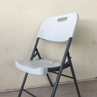 Chaise et table pliantes en plastique de haute qualité, modernes, américaines, portables, pour événements en plein air