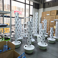 Système d'agriculture verticale automatique Tru-Spring, tour à 13 étages, LED anti-UV, pompe, équipement d'irrigation goutte à goutte hydroponique pour usage domestique