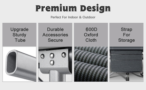Tùy Chỉnh Chất Lượng Cao Plegable Di Động Ngoài Trời Du Lịch Vườn Hai Lớp Oxford Cắm Trại Lều Cot Duy Nhất Sang Trọng Gấp Giường - Product Image 3