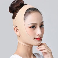 Sangle amincissante pour le visage, patch liftant pour le menton, réducteur de double menton, ceinture de lifting facial, bandage anti-rides, masque facial