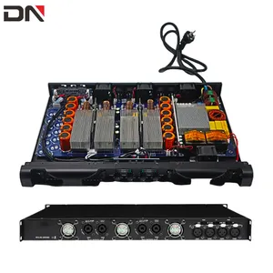 Professionele High Power Dj Audio Basversterker 4000W 1u Klasse D Karaoke Klasse D Audio Mixer Versterker