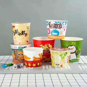 Nuevo embalaje de gran capacidad personalizado para palomitas de maíz para llevar, embalaje de cubos de pollo frito - Product Image 2