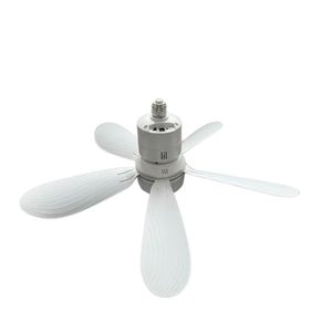 Năng lượng mặt trời Powered 5 Blades Quạt trần đèn <span class=keywords><strong>LED</strong></span> <span class=keywords><strong>E27</strong></span> Bóng đèn ổ cắm ánh sáng quạt - Product Image 2