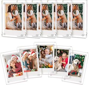 Support de réfrigérateur personnalisé en acrylique transparent robuste pour Fujifilm Instax Mini, étanche, durable, Art Déco, pour la remise des diplômes et les événements. - Product Image 1