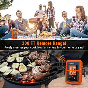 เทอร์โมมิเตอร์ดิจิตอลไร้สาย 433MHz รุ่น ThermoPro TP20C พร้อมระบบเตือนภัย ดีไซน์หัววัดคู่ - Product Image 2