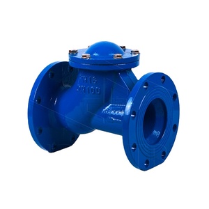 Giá tốt tùy chỉnh kích thước EPDM + wcb đĩa gang sắt dễ uốn loại mặt bích bóng kiểm tra van - Product Image 1