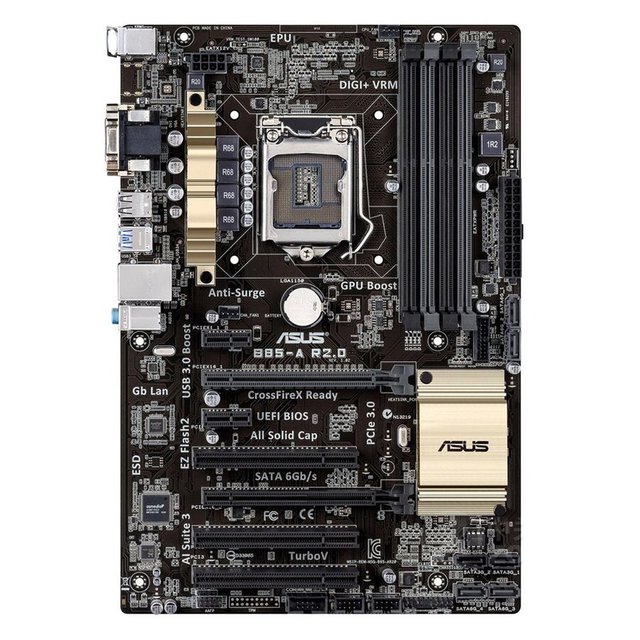 For ASUS B85-A R2.0 ATX Desktop Motherboard 4th GenLGA1150 Intel I3/I5/I7 4XDDR3 32G SATA  DVI VGA COM Port PCI-E 3.0 for PC