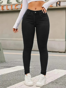 Jeans Ajustados Elásticos de Cintura Alta para Mujer, Cómodos y Transpirables, en Oferta - Product Image 4