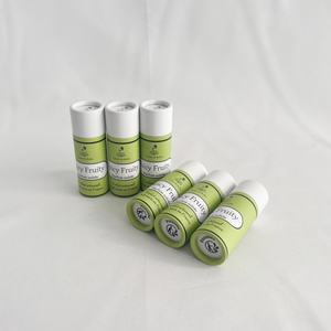 Green Biodegradable Eco Friendly <b>Deodorant</b> <b>Stick</b> Box Biodegradable Customized Cylinder Packaging Push up Lip Balm Paper Tube - Product Image 2