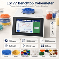 Colorímetro de Alta Precisión para Maserbatches, Espectrofotómetro de Escritorio con Modos de Color Lab/RGB para Partículas de Plástico y Tóner