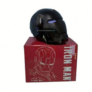 <span class=keywords><strong>Casco</strong></span> Integral <span class=keywords><strong>de</strong></span> ABS Chengwei <span class=keywords><strong>Iron</strong></span> <span class=keywords><strong>Man</strong></span> Mark5 al por Mayor, Máscara <span class=keywords><strong>Inteligente</strong></span> <span class=keywords><strong>de</strong></span> Seda para Fiestas con Control por Voz/Remoto/Táctil, Divertida para Halloween - Product Image 1