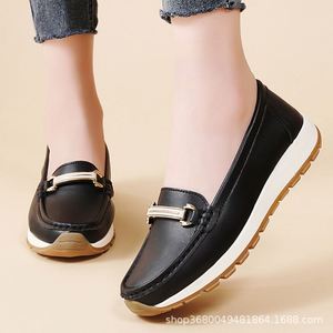 Zapatos Planos de Moda 2025 para Mujer, Talla Grande, Cómodos, con Plantilla de PU, Antideslizantes, con Suela Suave para Mamás - Product Image 5