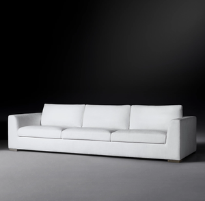 Ensemble <span class=keywords><strong>de</strong></span> canapés Rhoohill personnalisé en <span class=keywords><strong>tissu</strong></span> <span class=keywords><strong>de</strong></span> lin blanc <span class=keywords><strong>de</strong></span> luxe, style rétro, pour salon, villa, meubles <span class=keywords><strong>de</strong></span> salon - Product Image 5