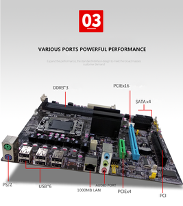 اللوحة الأم X58 LGA 1366 ATX, مقبس اللوحة الأم 1366 <span class=keywords><strong>DDR3</strong></span> - Product Image 2