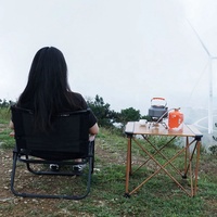 Table pliante enroulable moderne et légère personnalisée en aluminium mobilier d'extérieur portable pour camping pique-nique cuisine usage extérieur