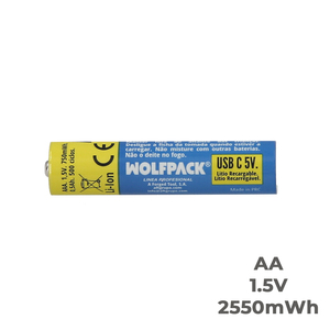 Batteria al Litio Ricaricabile "AAA" 1.5V USB-C (4 Unità) - Product Image 2