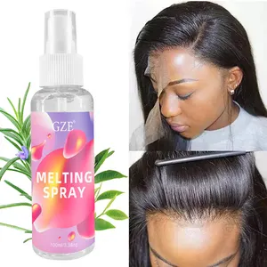 GZE Spray de maintien en fusion Adhésif pour cheveux sans colle pour perruques Lace Bond Adhésif Spray pour la fermeture Extensions avant Finishing Hold