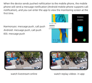 عدسة مزدوجة كاملة الألوان CMOS تكنولوجيا الذكاء الذكي IP كاميرا شمسية واي فاي 30 متر رؤية ليلية عموم إمالة الصوت في اتجاهين ميكروفون مدمج NVR - Product Image 4