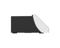 Boîtier en plastique ABS moulé par injection durable pour machine de beauté de comptoir, en stock