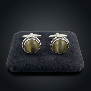Glamorous Gemstone Cufflinks & Tie <b>Clips</b>-Formal Wear Accessories & Gifts - Product Image 4