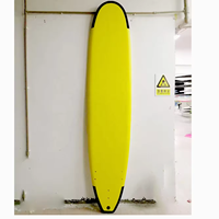 Planche de surf longboard en mousse IXPE super douce personnalisée avec pare-chocs EVA à la tête et à la queue, équipement de sports nautiques pour le surf
