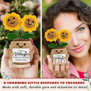 Flores de Girasol Tejidas a Crochet Hechas a Mano, Regalos de Agradecimiento para Mujeres, Regalos de Navidad para Enfermeras, Empleadas y Compañeras de Trabajo - Product Image 2