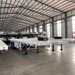 Semirremolque de Plataforma Plana de 3 Ejes y 40 Pies (13.6m) de Alta Calidad, Marca SAIL, Fabricado en China con Material de Acero - Product Image 5